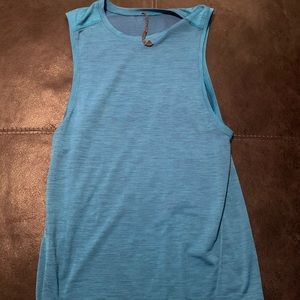 Blue lululemon active wear sleeveless shirt